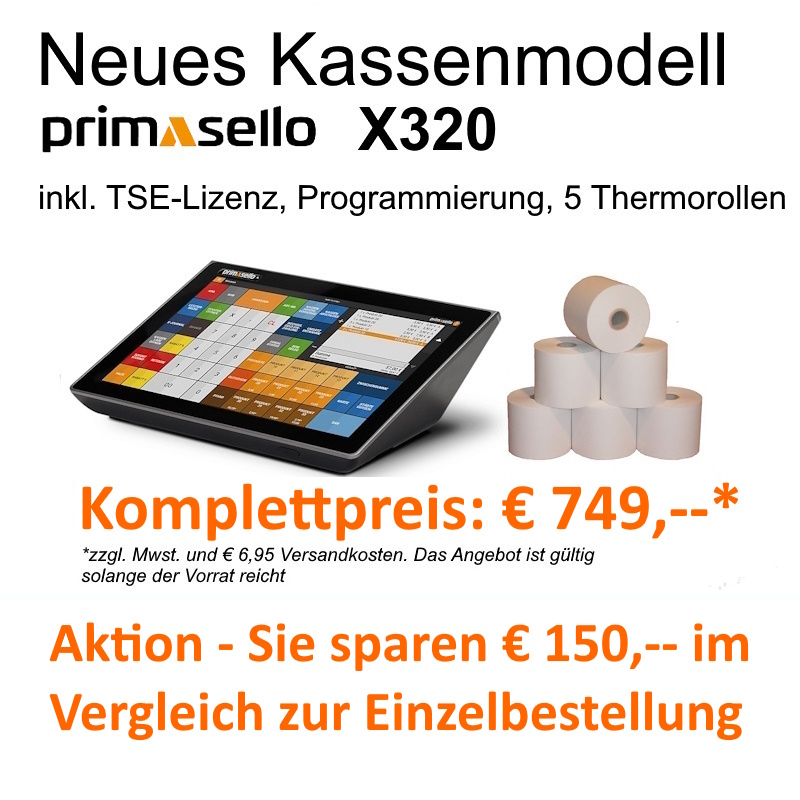Primasello X320| Würzburger Kassenhandel