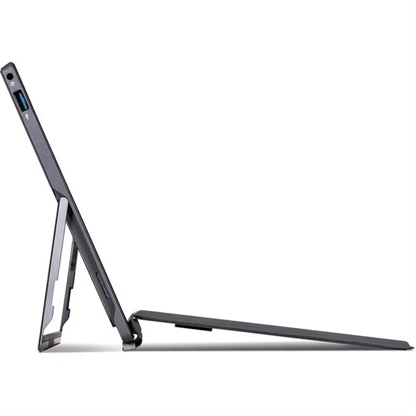 TERRA PAD 1162 N5100 W11 Pro Tablet in Grau mit aufgeklapptem Kickstand - Seitenansicht